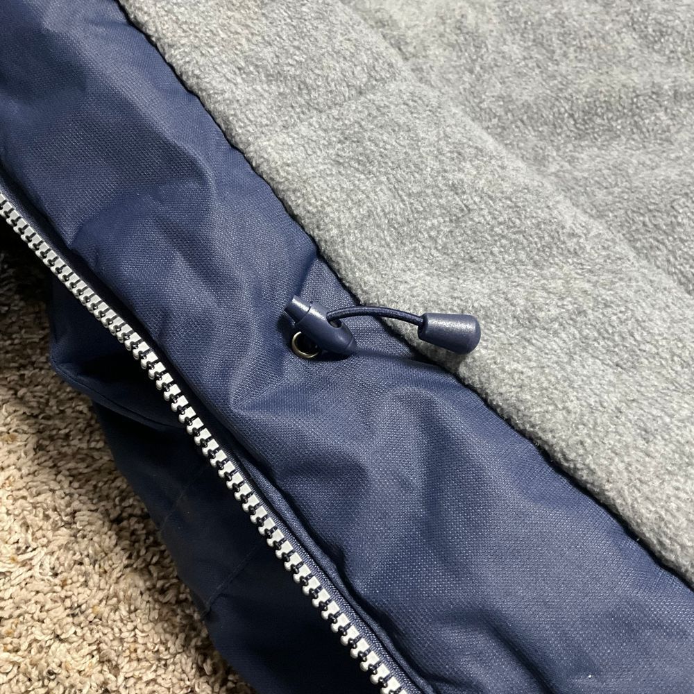 Boulder Creek Navy Blue Winter Parka Fleece Lined Utility Jacket Mens Tall L - Picture 6 of 10